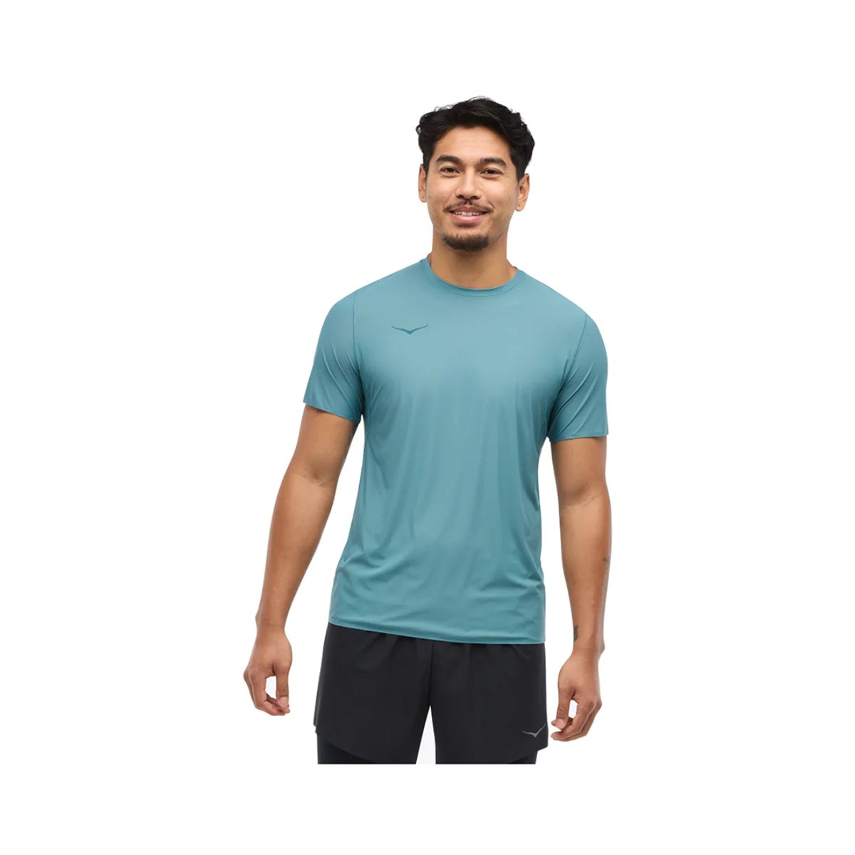 HOKA - Polera Hoka Airolite Run Hombre Sky Blue