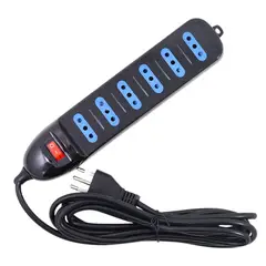 TECMASTER - Alargador Eléctrico 6Pos 3mt Switch Tm-800100bk
