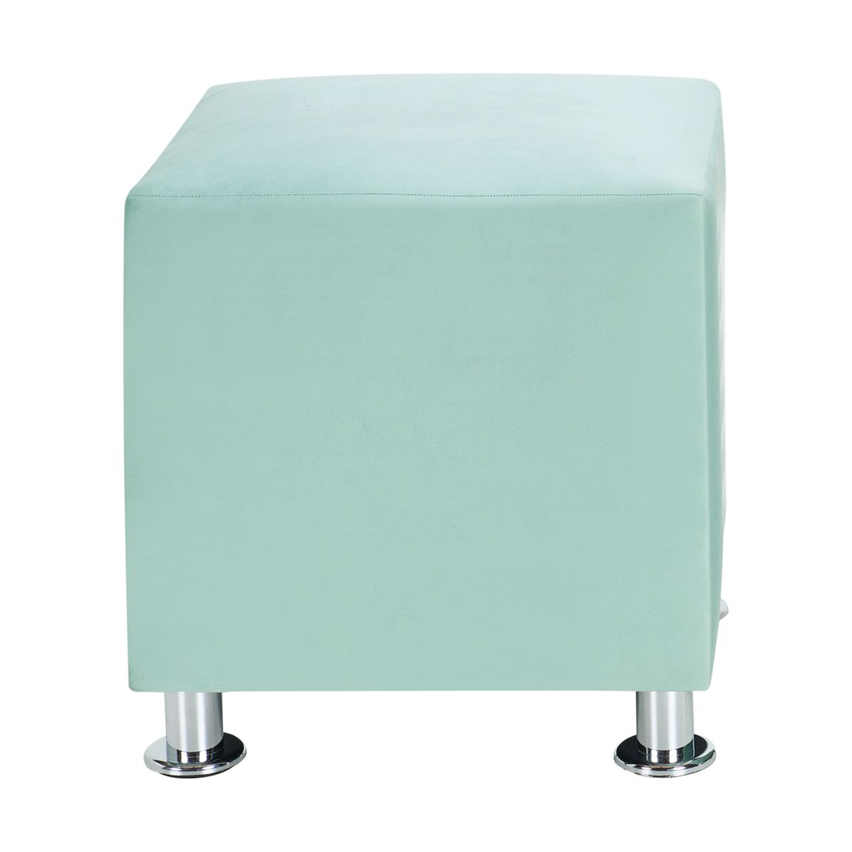 BODEVIR - Pouf Cali 1C Felpa 12 Verde Agua