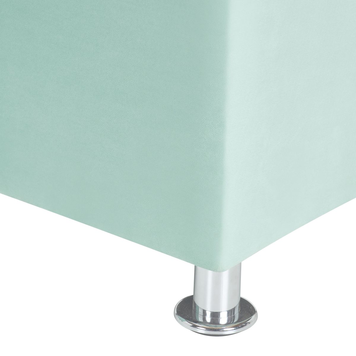 BODEVIR - Pouf Cali 1C Felpa 12 Verde Agua