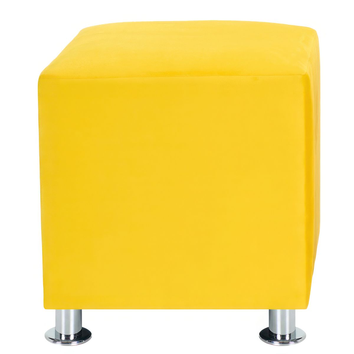 BODEVIR - Set Pouf Cali 1C Felpa 12 Amarillo