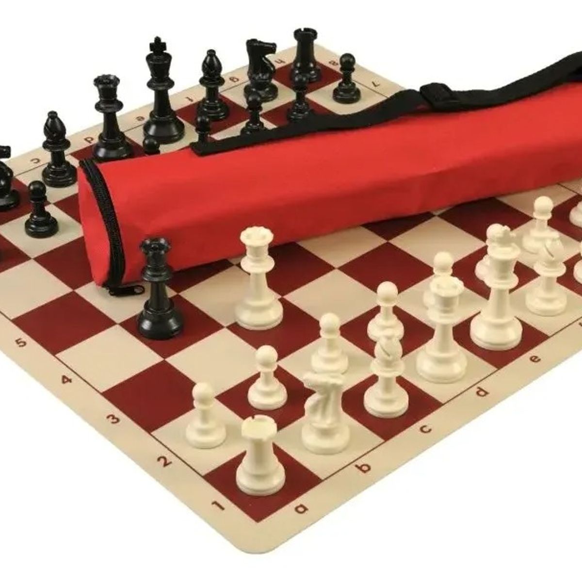 NACION AJEDREZ - Tablero De Ajedrez Profesional De Vinilo Doble Peso