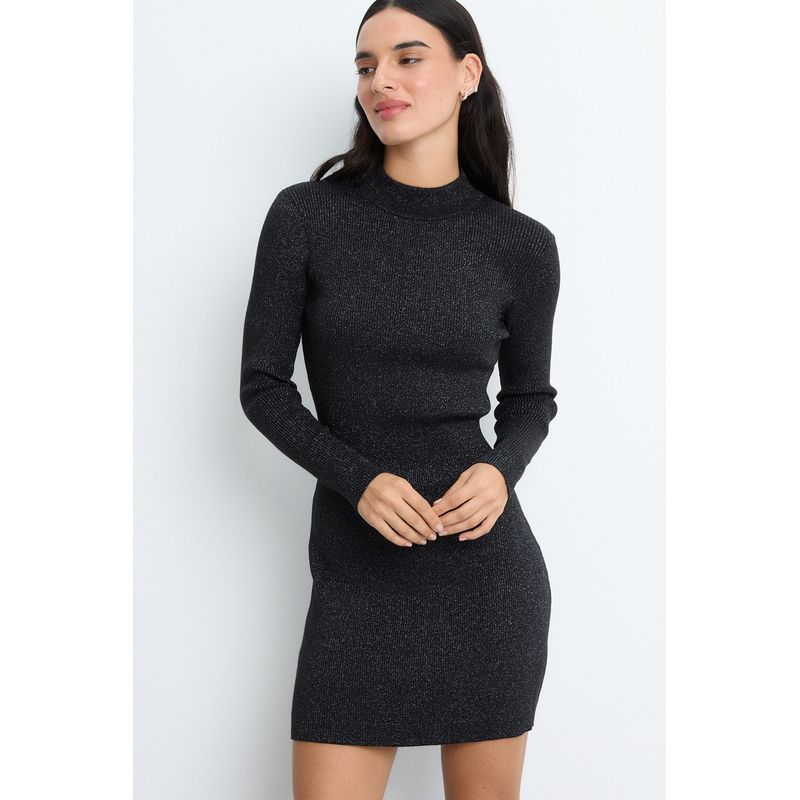 IO - Vestido Corto Negro Mujer Io