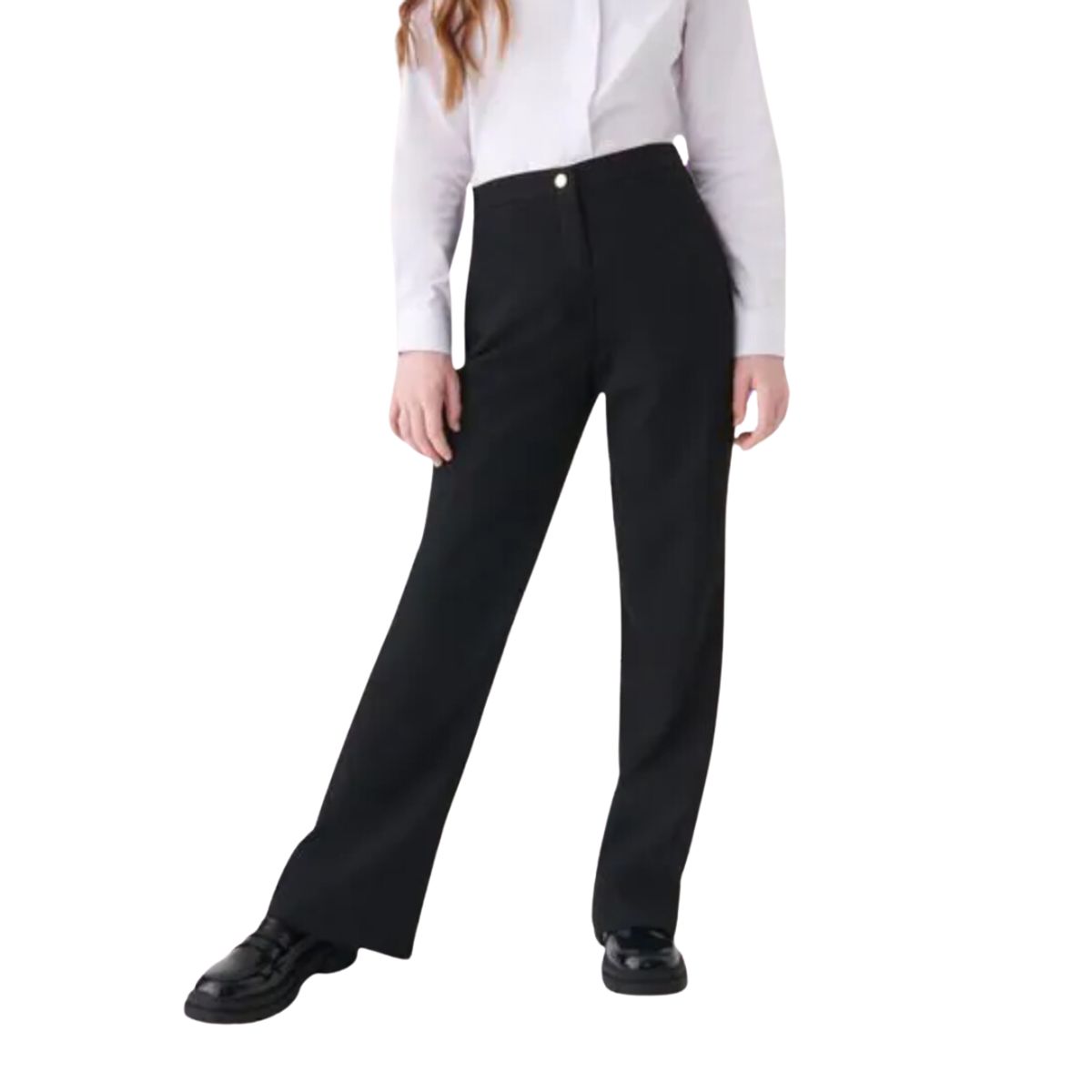 EL TRECE - Pantalón Escolar Spandex Niña Azul - Tallas 4-58