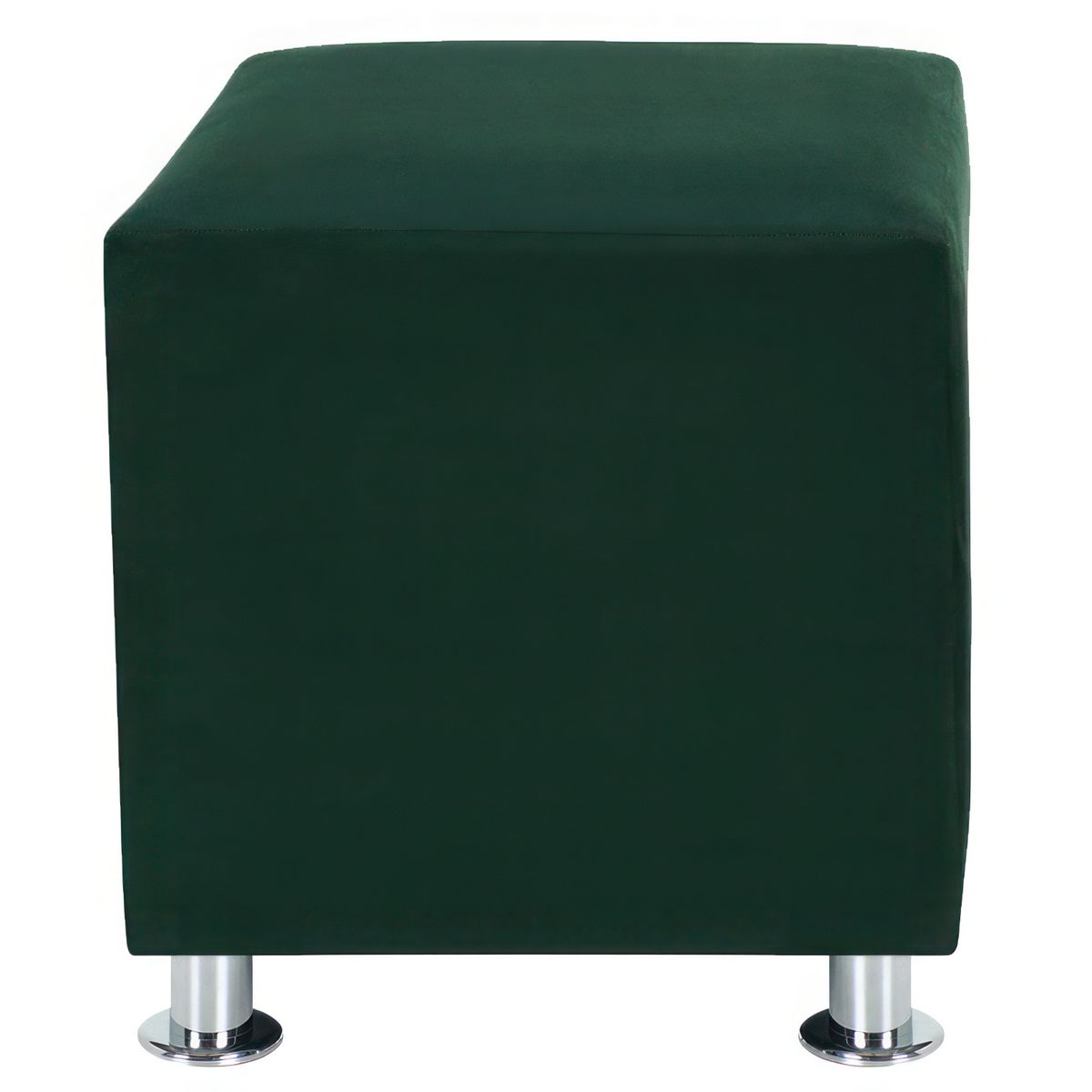 BODEVIR - Set Pouf Cali 1C Felpa 12 Verde Botella