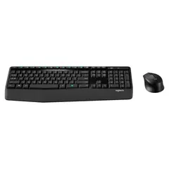 LOGITECH - Combo Teclado y Mouse Inalámbrico MK345 USB Negro