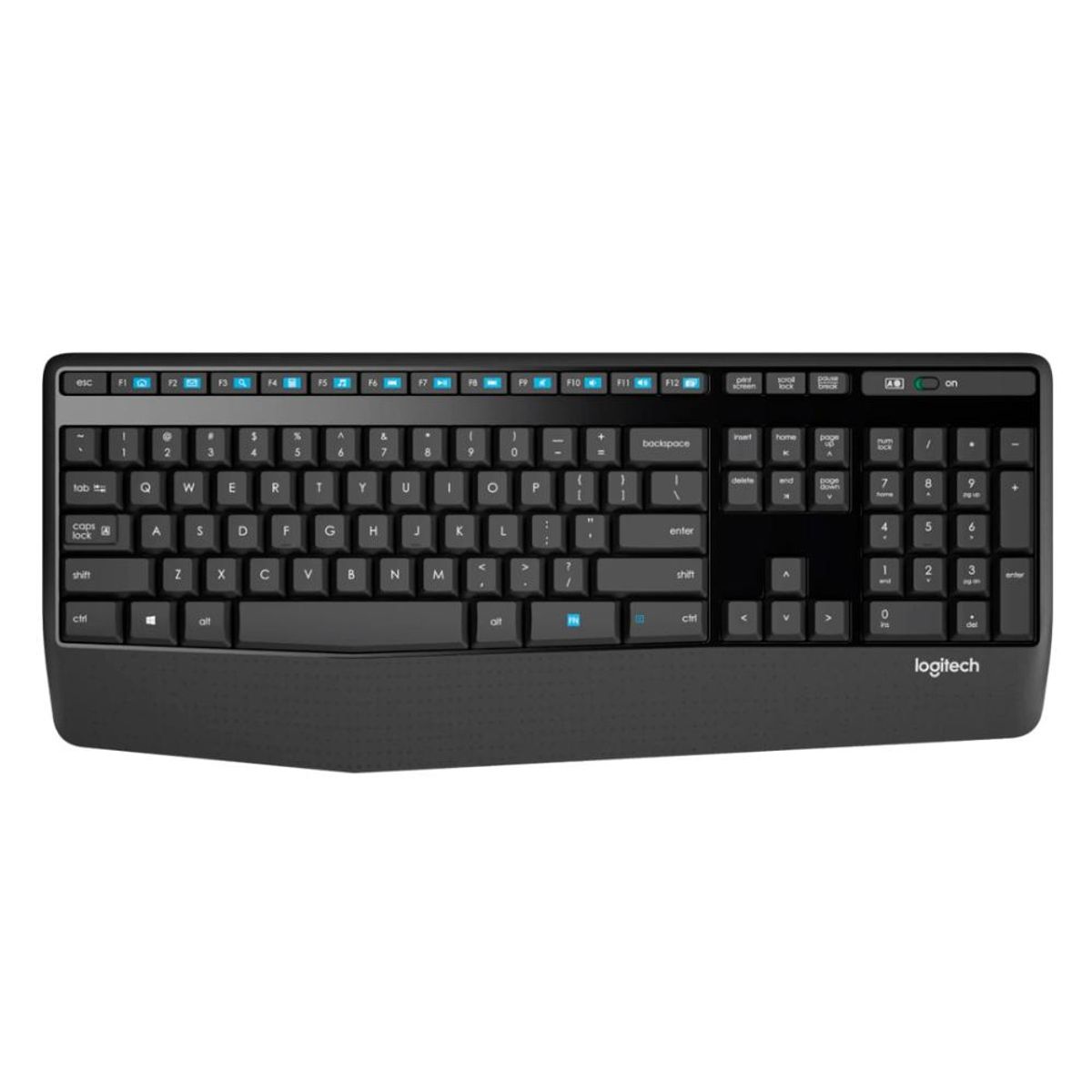 LOGITECH - Combo Teclado y Mouse Inalámbrico Logitech MK345 USB Negro