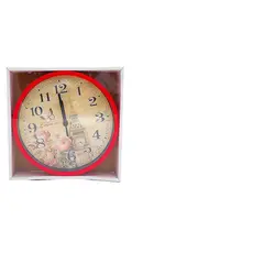 GENERICO - Reloj De Pared Diseños Rojo