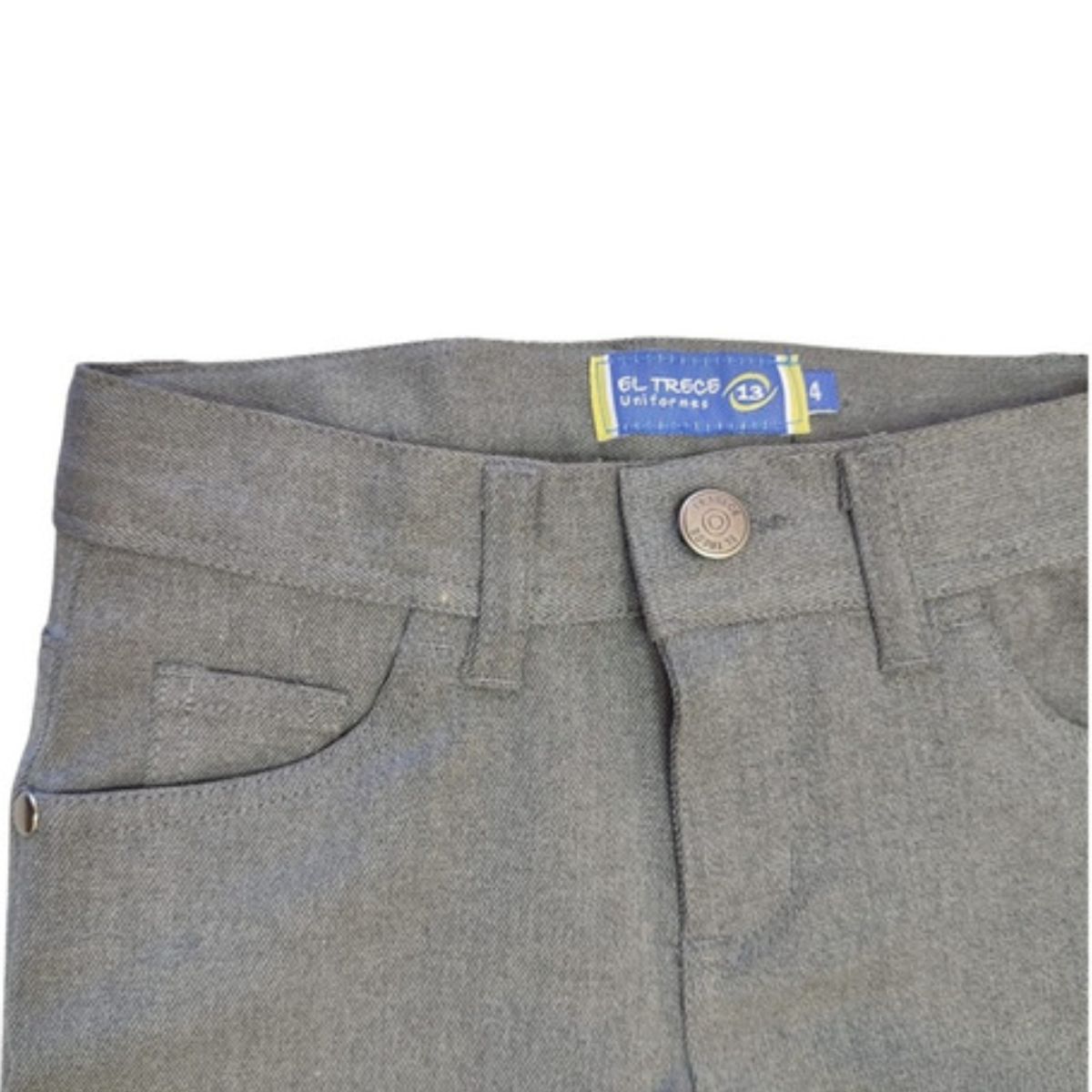 EL TRECE - Pantalón Escolar Spandex Niña Azul - Tallas 4-58