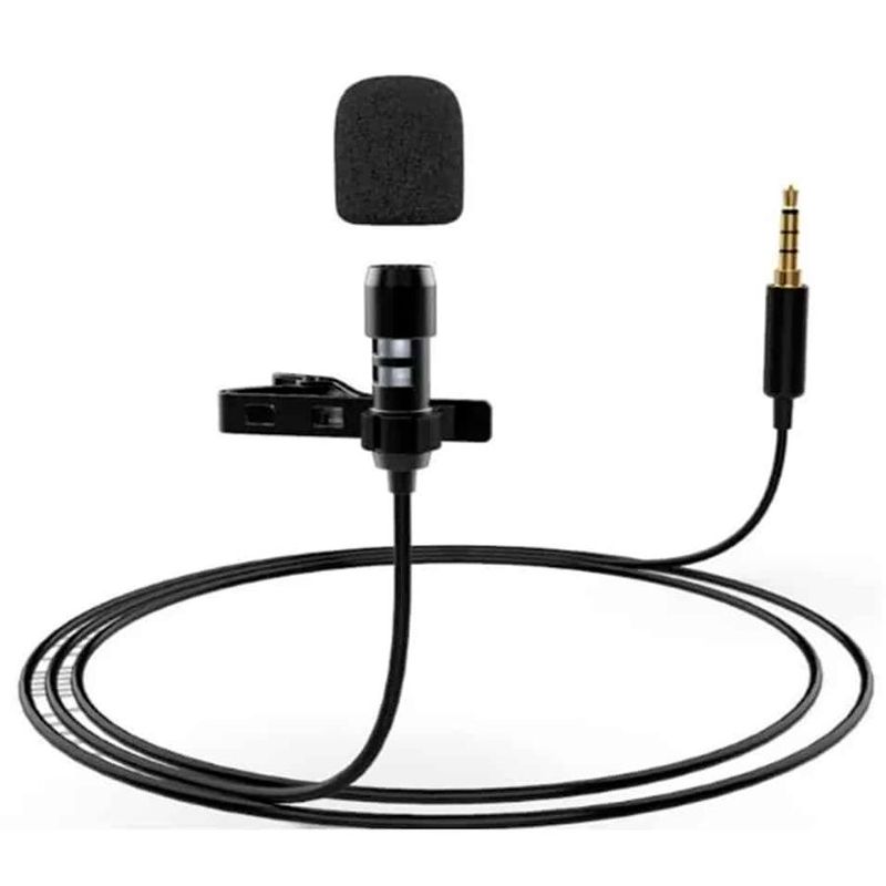FIFINE - Microfono Profesional de Solapa Fifine C2 Lavalier - Negro