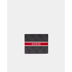 GUESS - Billetera Dinate Passcase Negro