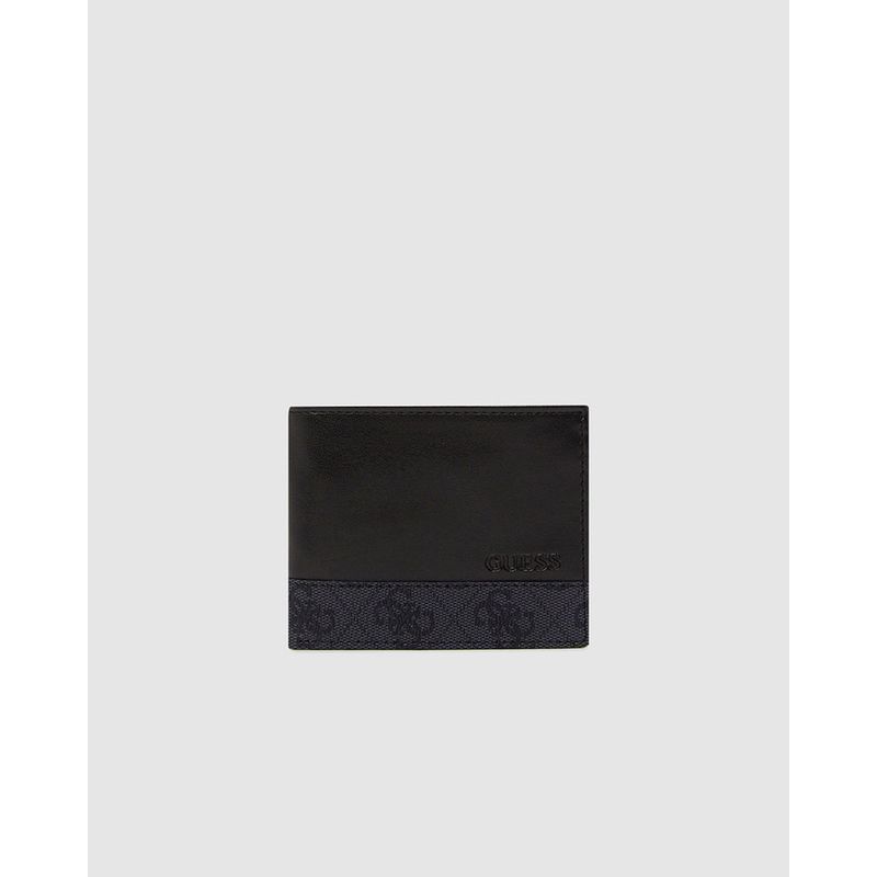 GUESS - Billetera Rfid Fabio Passcase Negro Guess