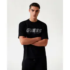 GUESS - Polera Ss Cn Planisphere Tee Negro