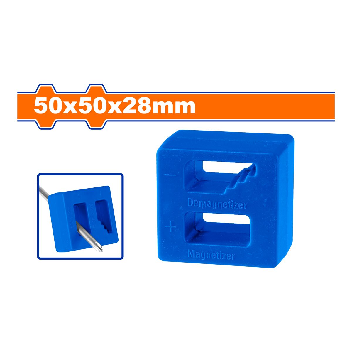 WADFOW - Magnetizador Destornillador 50x50x28 Mm Wadfow Desmagnetizad