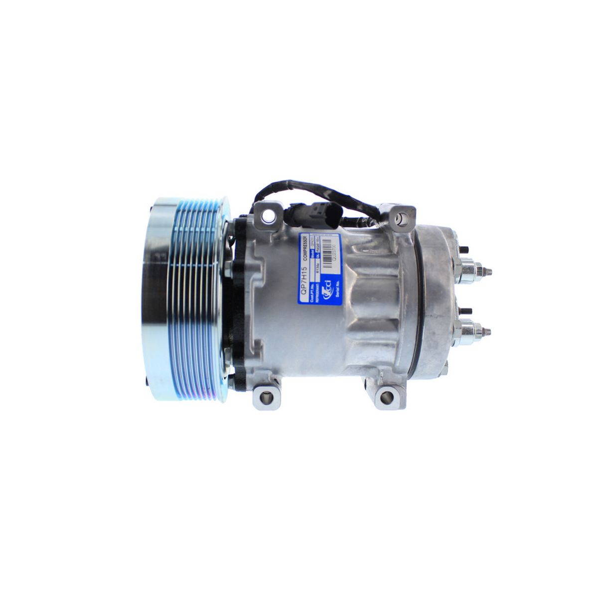 AMERICAN AIR - Compresor de AC 7H15 8PK 24V 152MM LARGO AM-QUE 4250.