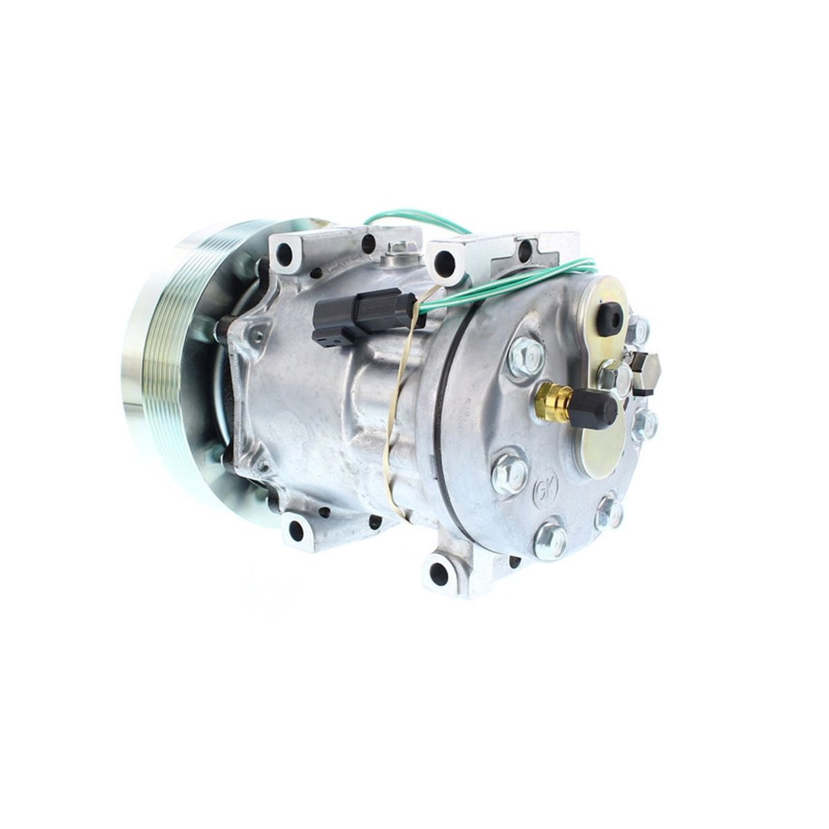 SANDEN - Compresor AC SD7H15SHD 8PK 24V 152MM para Caterpillar SANDEN