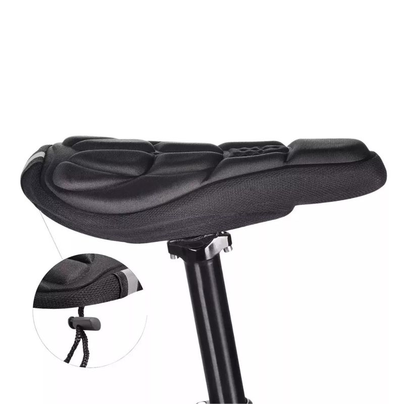 OEM - Funda sillín Cubre silla Acolchado Bicicleta Ciclismo 11306