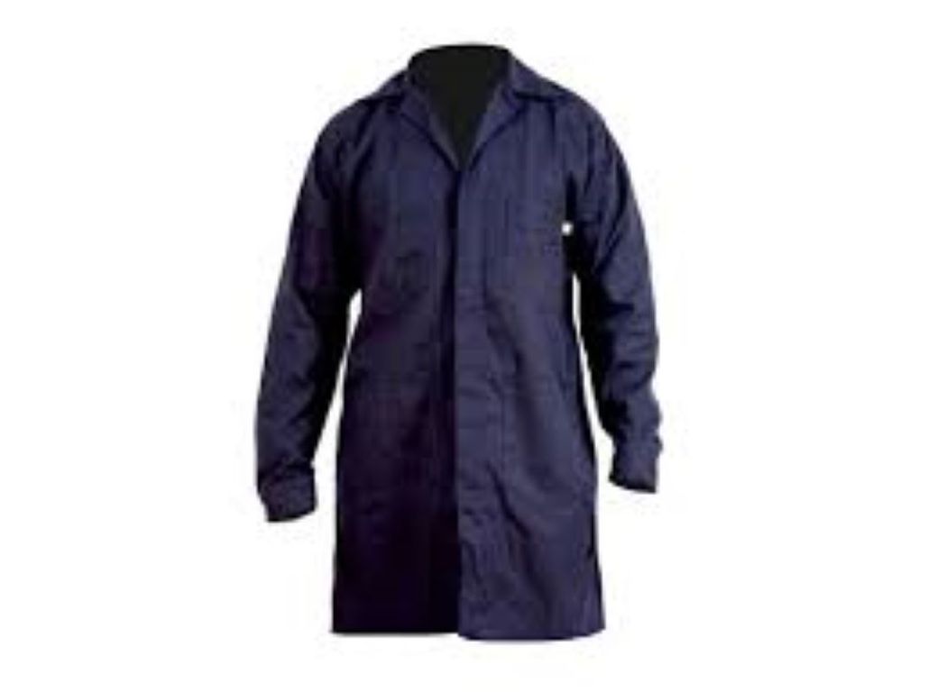 Cotona Poplin Azul Marino Laboratorio Bata Azul Marino M