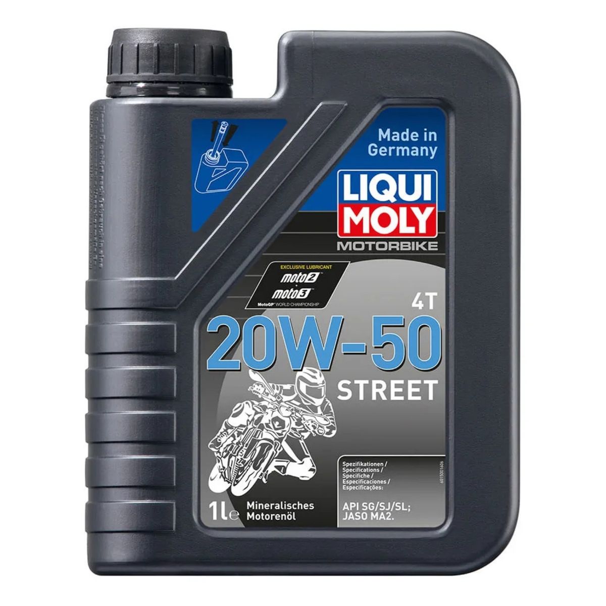 LIQUI MOLY - Aceite Liqui Moly 20w - 50 Motorbike Basic Street 4t