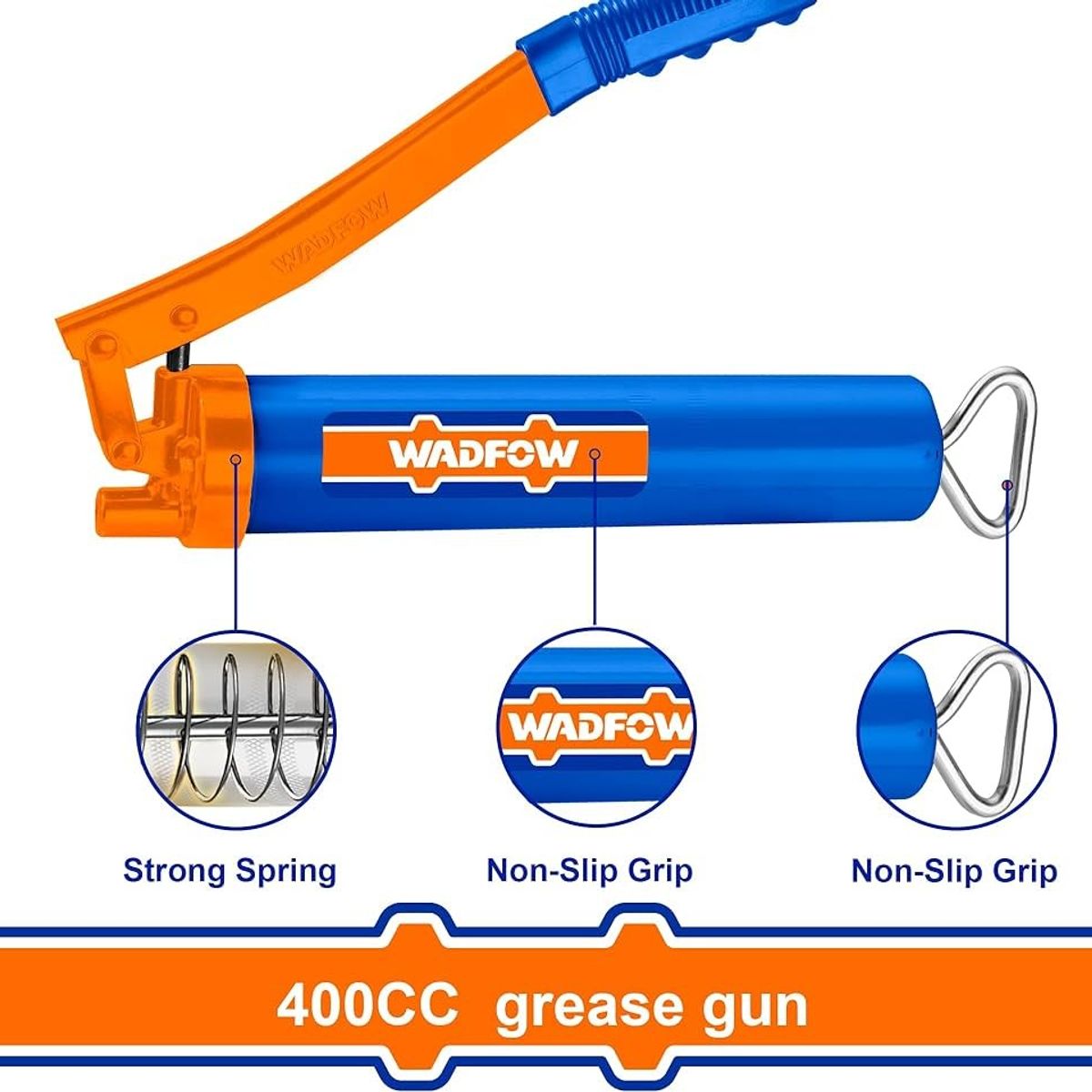 WADFOW - Pistola Engrasadora Engrase Manual 400 Cc Wadfow Wgg2540