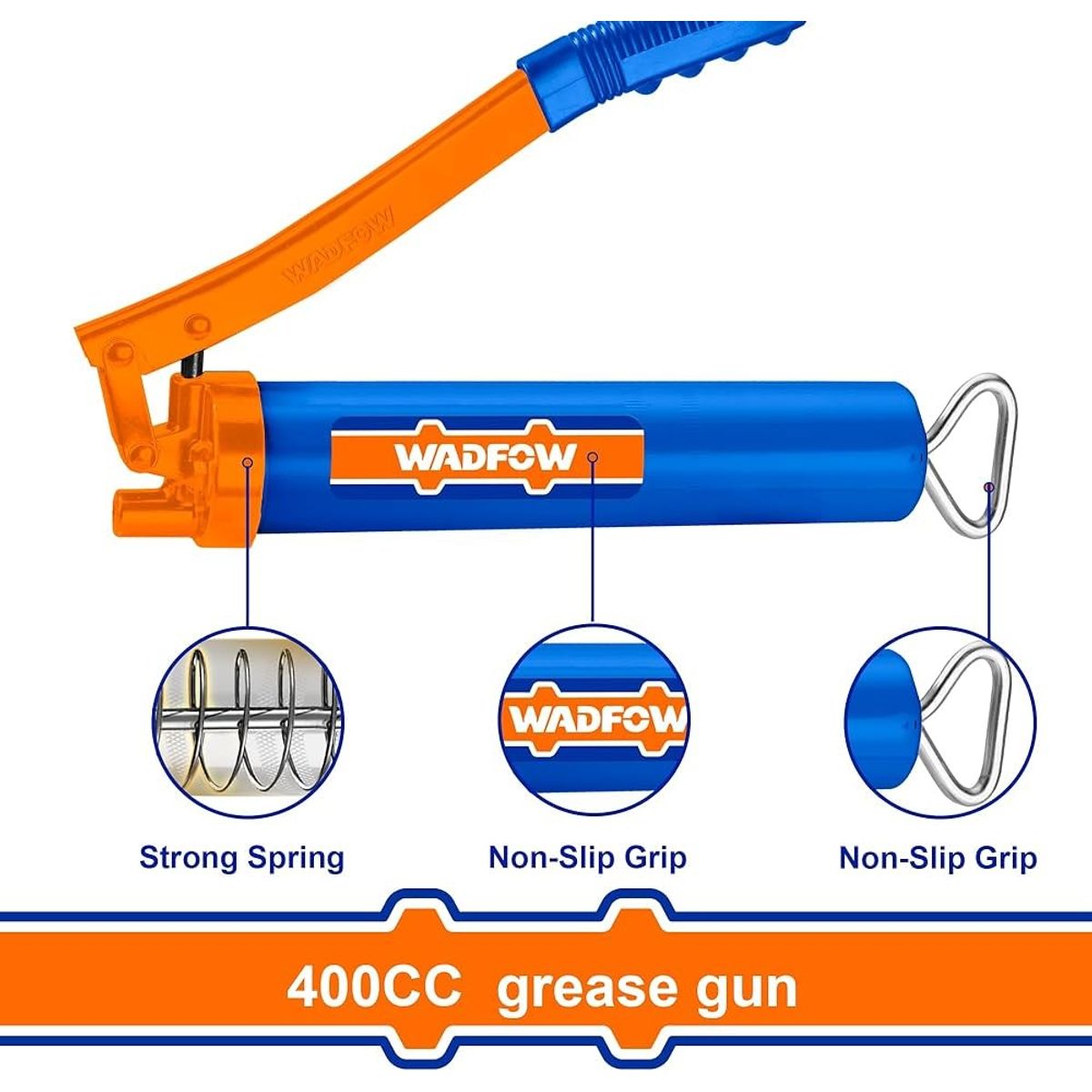 WADFOW - Pistola Engrasadora Engrase Manual 400 Cc Wadfow Wgg2540
