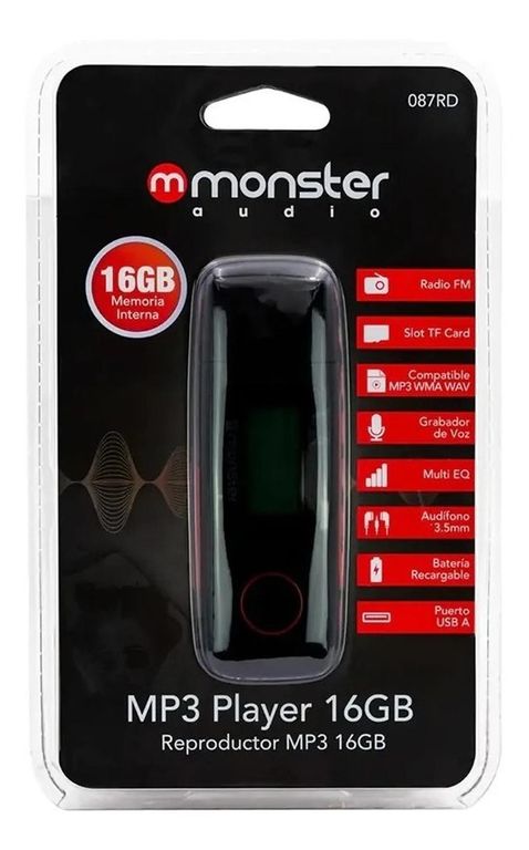 Reproductor Mp3 16GB AUDIO