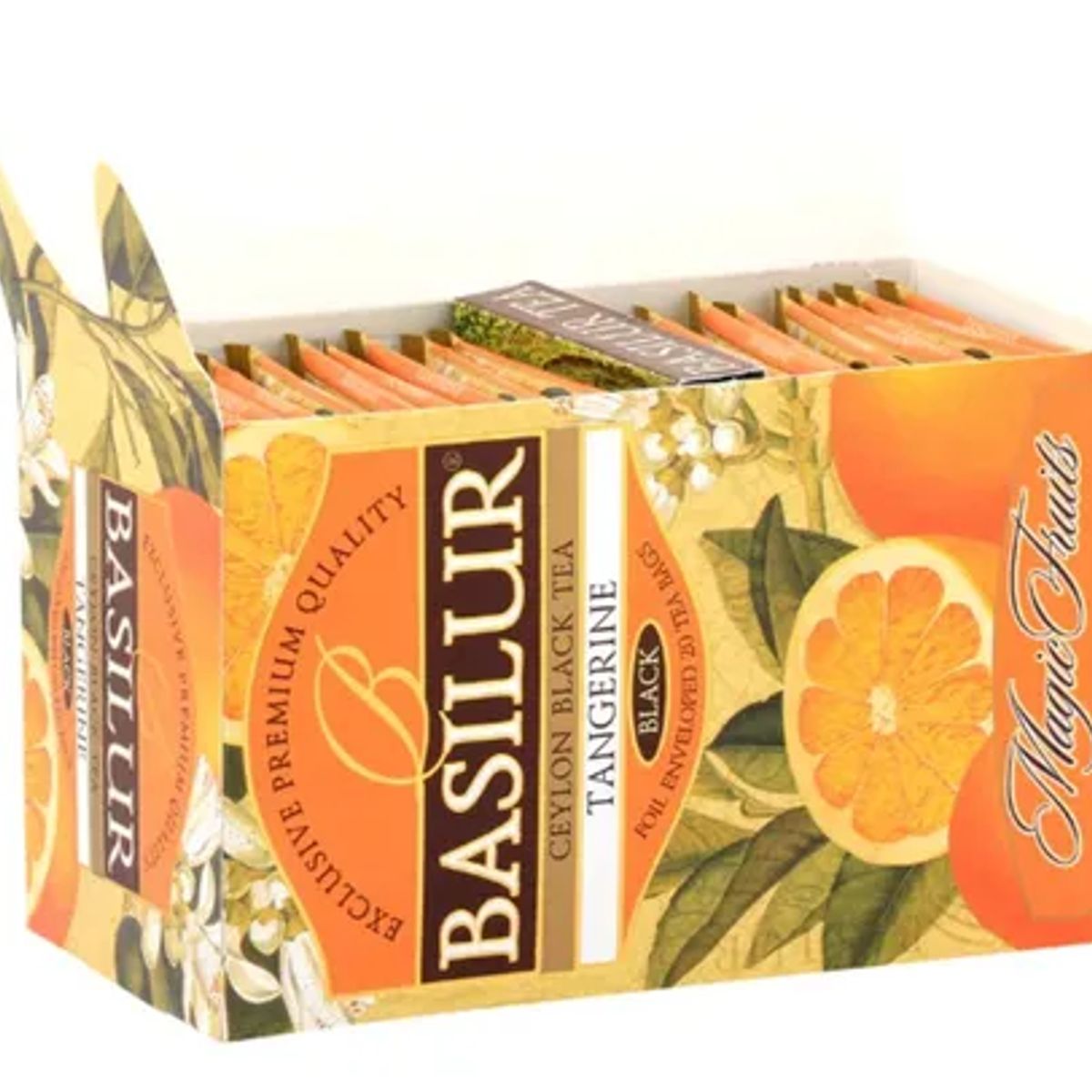 BASILUR - Ceylon Black Tea TANGERINE Magic Fruits - Basilur