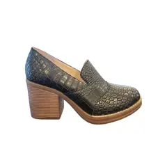 HERIEL - Zapato Negro Taco Mujer