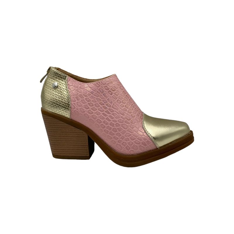 HERIEL - Botín Rosa Taco Mujer.