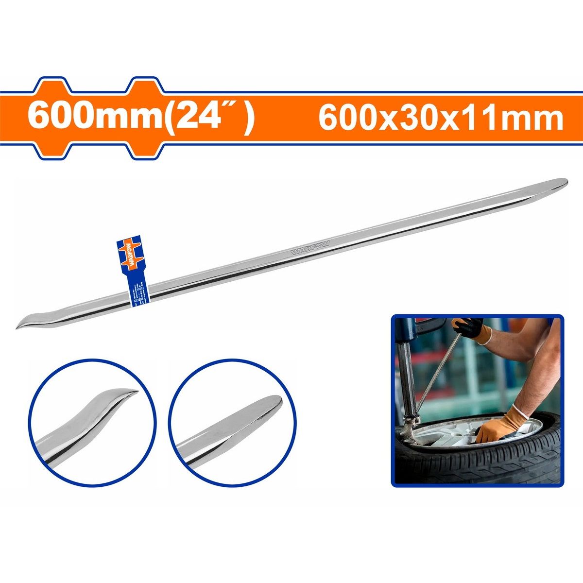 WADFOW - Barra Desmontadora De Neumaticos 24 Pulgadas Wadfow.