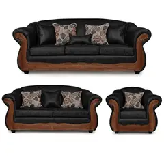 ADONIS LEUDH - Living 3+2+1 Estambul Envejecido Extra Grande Negro X