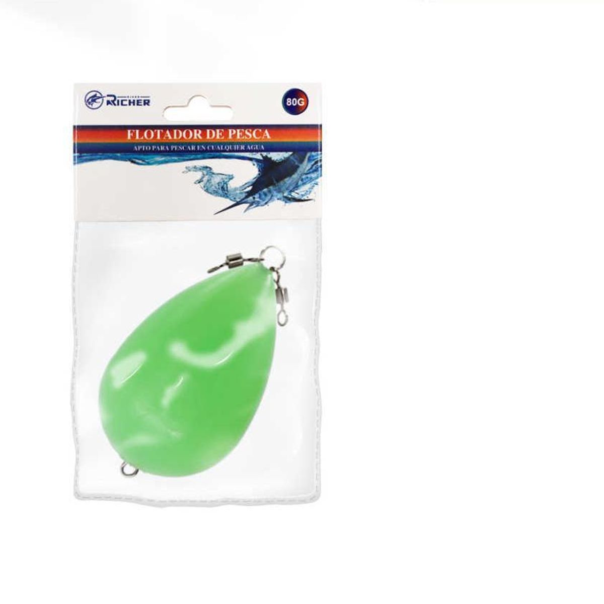 GENERICO - Pack 3 Flotador De Pesca 80gr