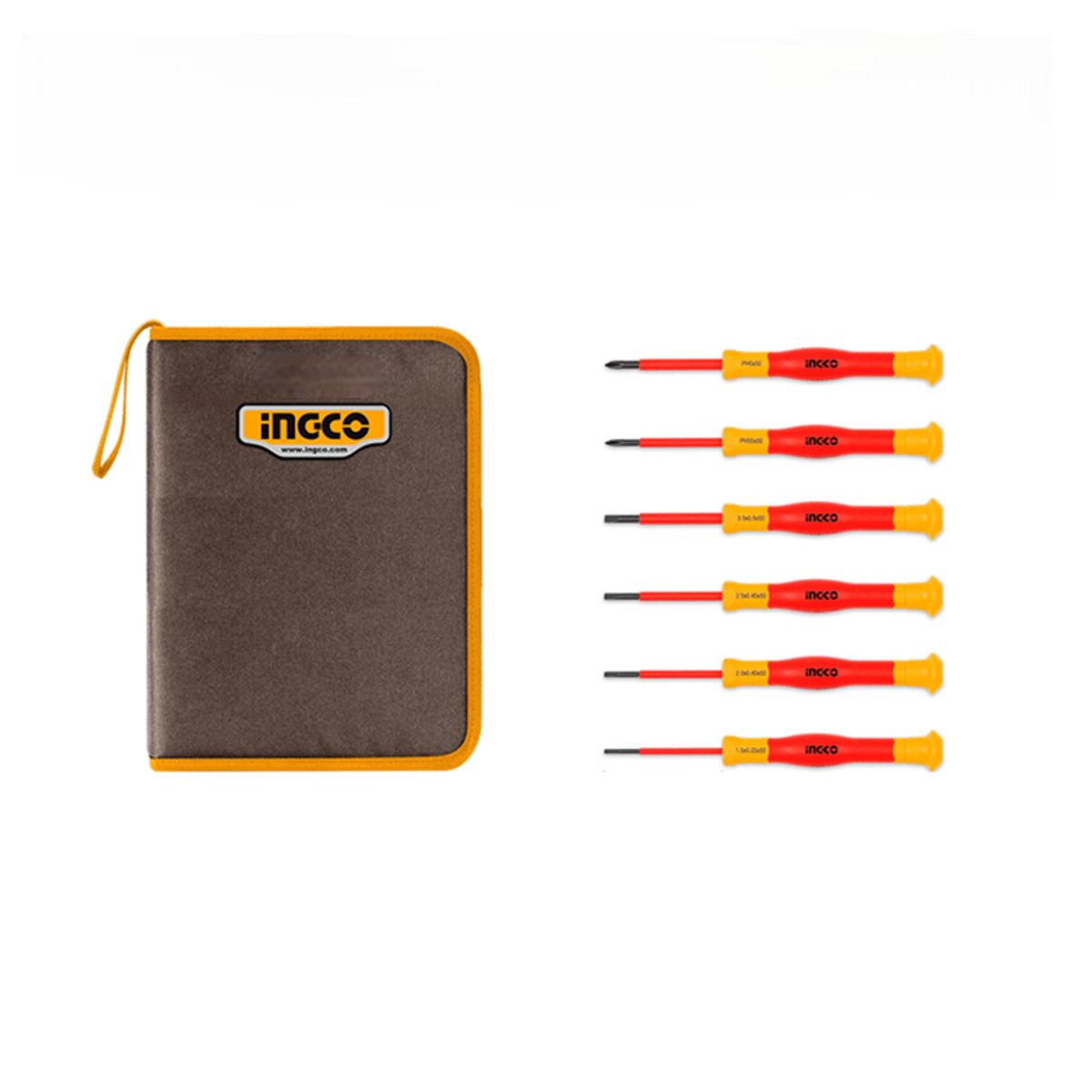 INGCO - Set Desatornillador De Precision Aislado Ingco Vde 6 Piezas