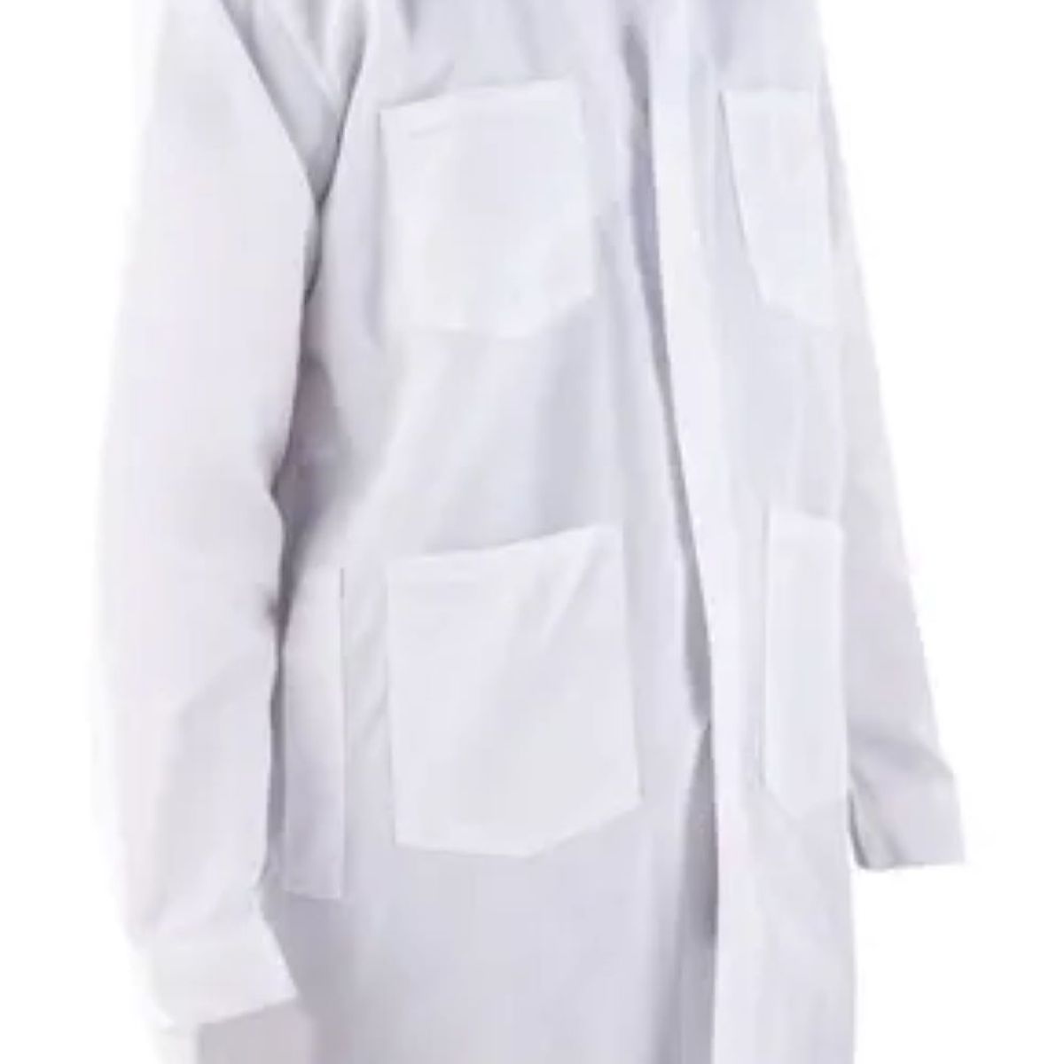 ALASKA - Pack 2 Cotona Poplin Blanca Delantal Laboratorio Bata.