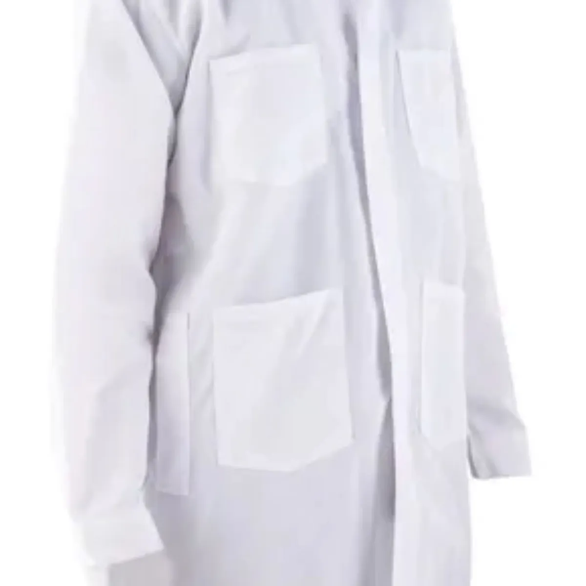 ALASKA - Pack 2 Cotona Poplin Blanca Delantal Laboratorio Bata.