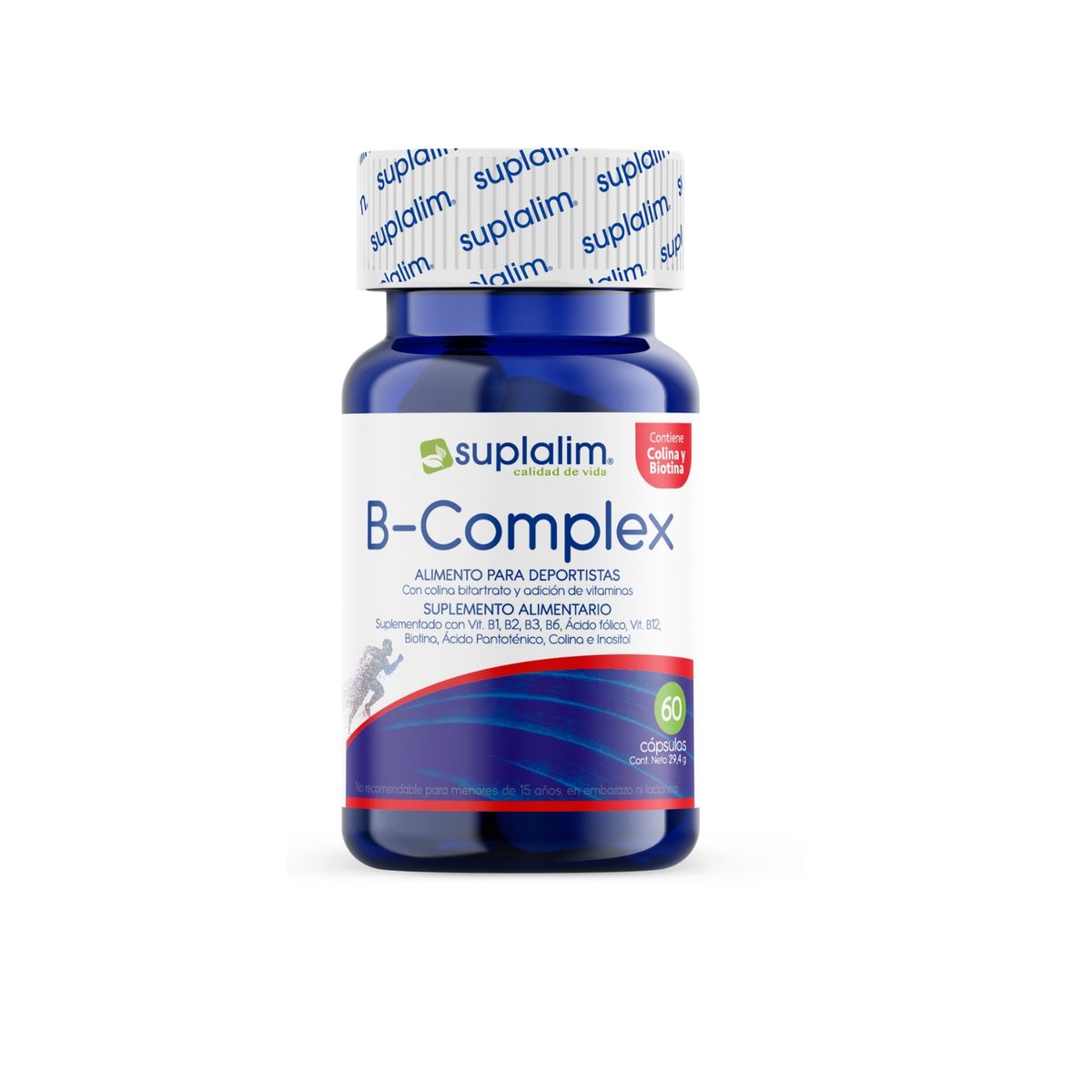 SUPLALIM - B-Complex Suplalim 60 cápsulas – Apoyo energético y bienestar diario