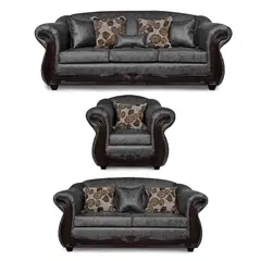 ADONIS LEUDH - Living 3+2+1 Estambul Envejecido Extra Grande Gris