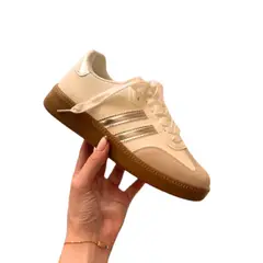 HERIEL - Zapatilla Blanca Baja Mujer