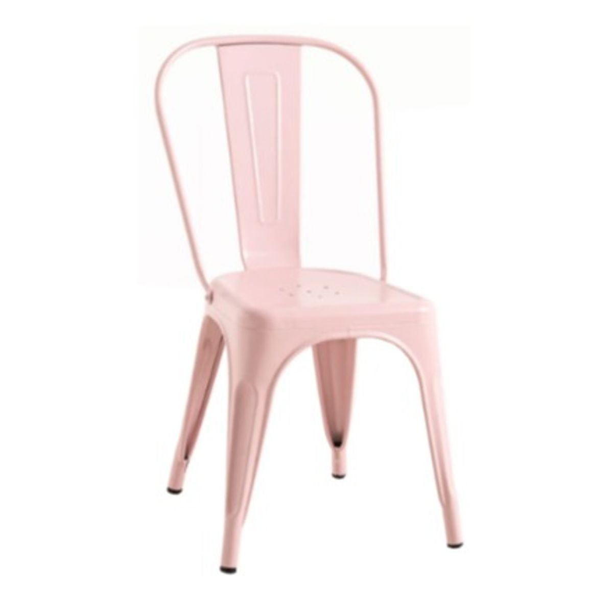 HABITA2 CHILE - Pack 4 Silla tolix metálico para comedor - Rosado