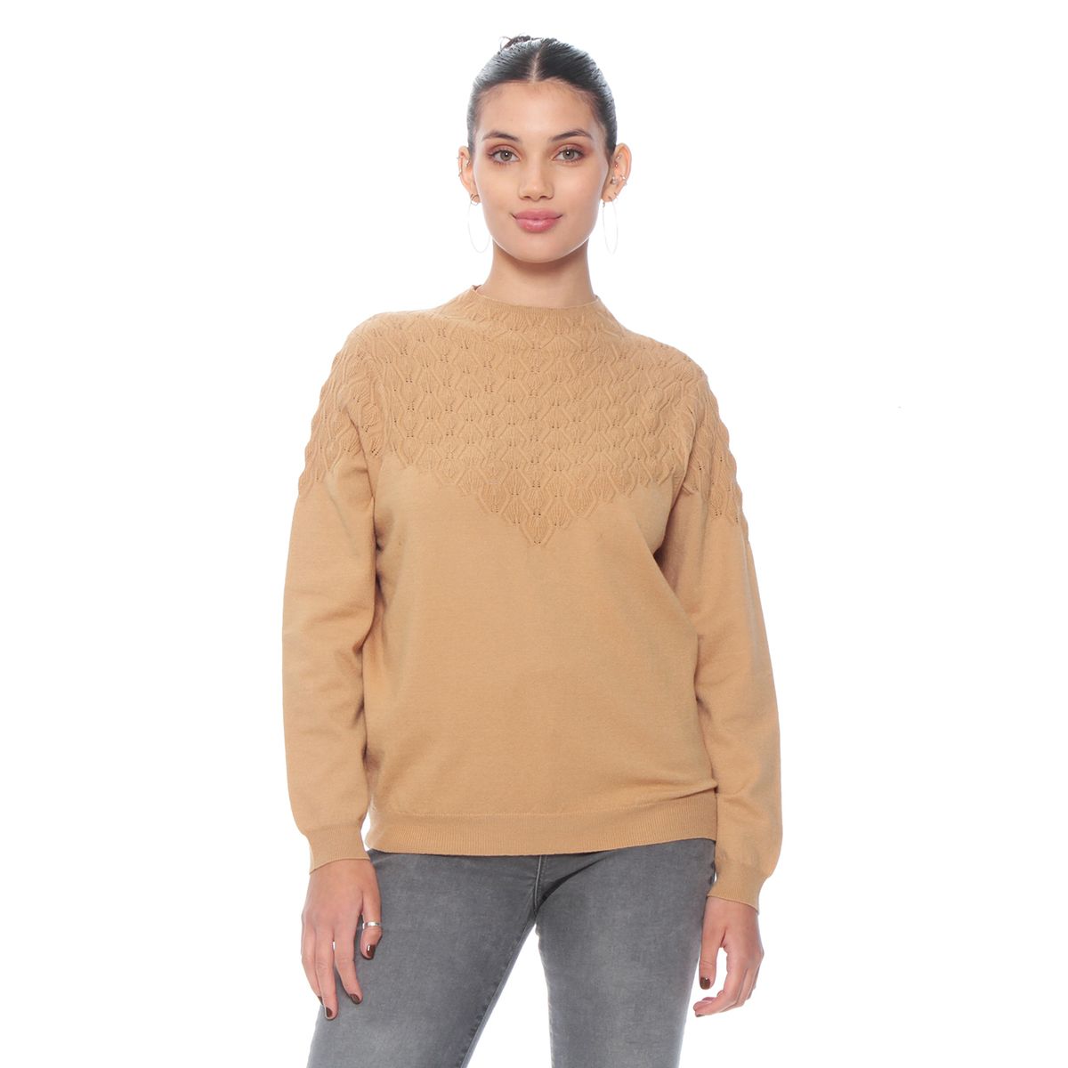 WADOS - SWEATER MANGA LARGA CUELLO ALTO