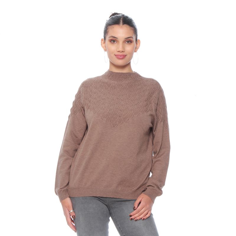 WADOS - SWEATER MANGA LARGA CUELLO ALTO.