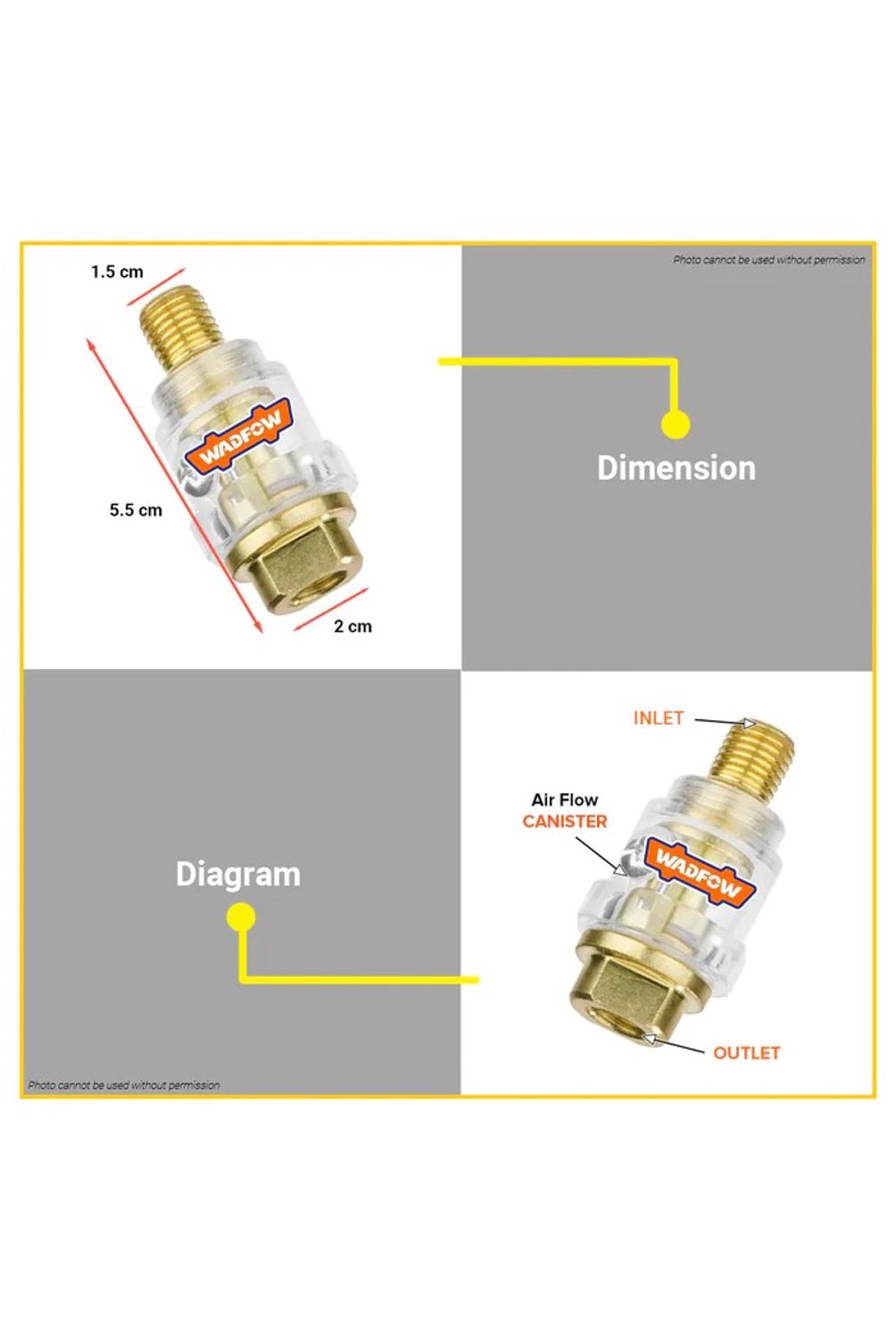Lubricador Herramientas Neumaticas 10 Cc 1/4 Pulgadas Wadfow | Sodimac Chile