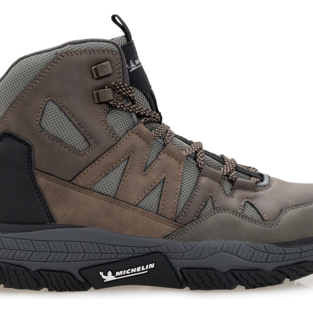 MICHELIN FOOTWEAR - Zapatilla Botín Casual Urbano Hombre Caqui Michelin Df10