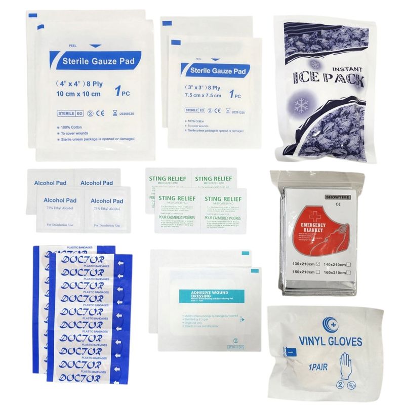 OEM - Bolso Botiquín de Primeros Auxilios + Insumos 16484