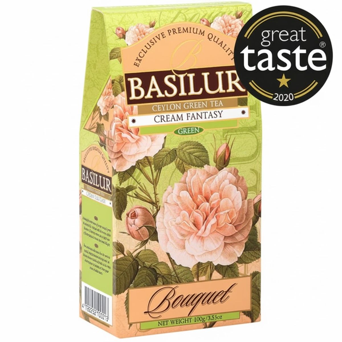 BASILUR - Té Verde ceylon - Cream Fantasy 100 gr Te en Hoja