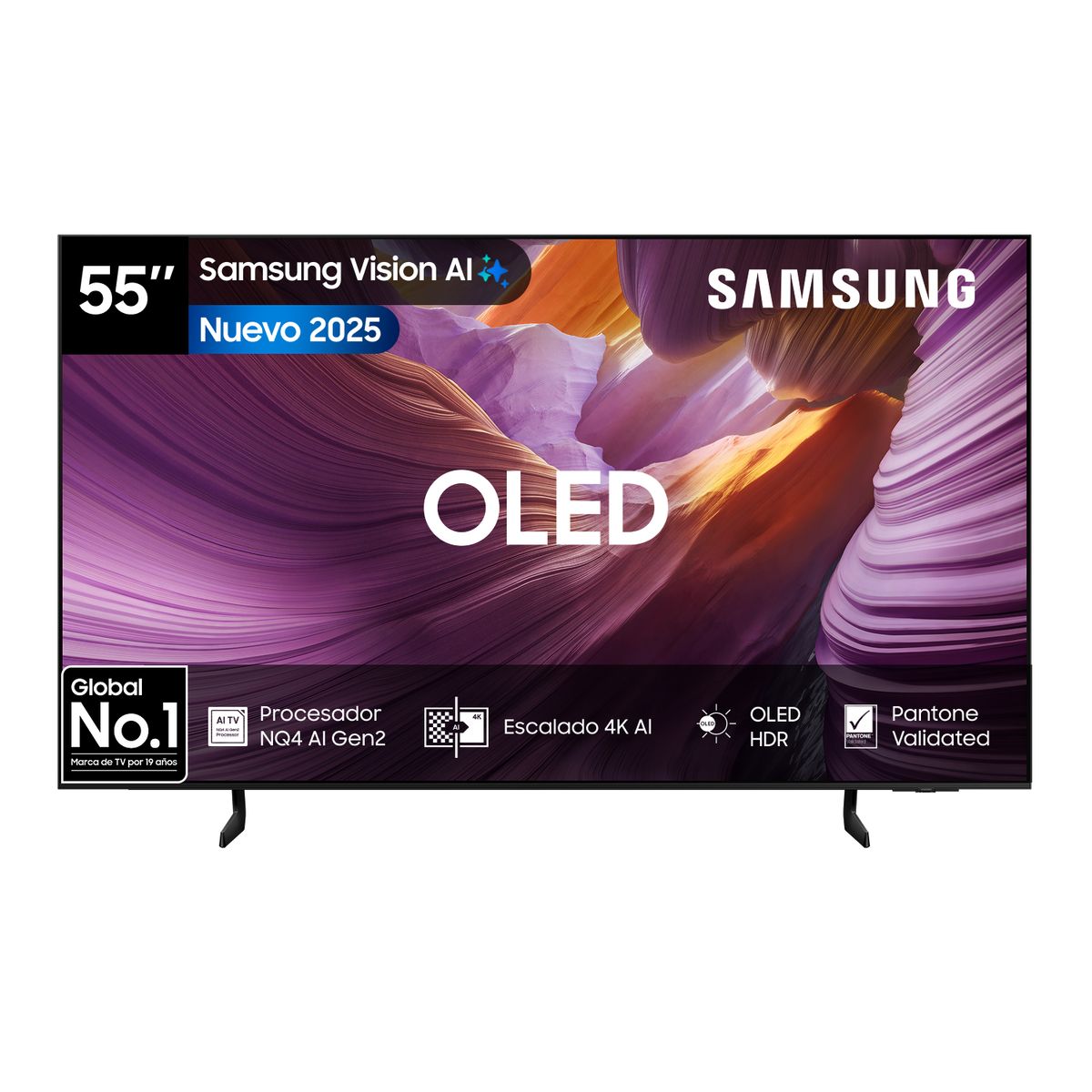 SAMSUNG - 55 OLED S85F 4K Vision AI Smart TV 2025