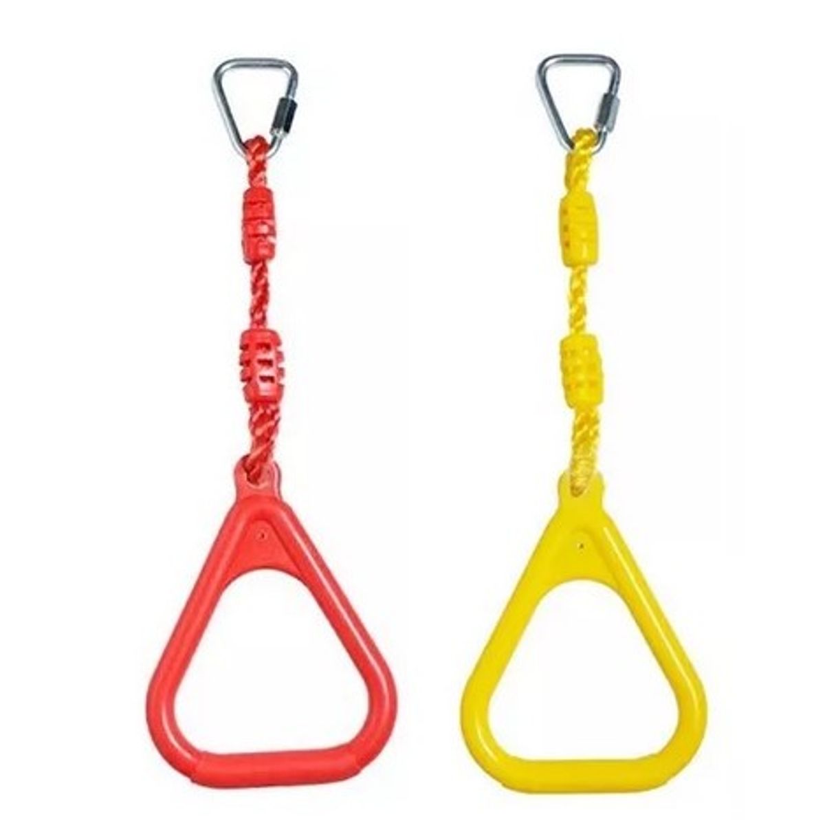 JUGUETON - Anillas con Cuerda y Mosquetones 2 Unidades