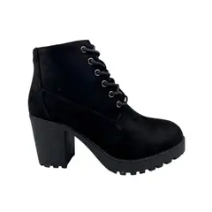 HERIEL - Botín Negro Taco Mujer