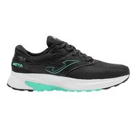 Zapatilla Running Mujer Meta Negro Turquesa