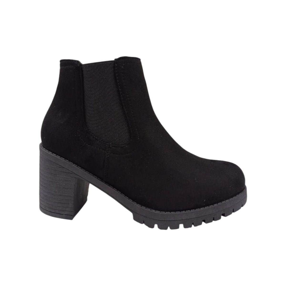 HERIEL - Botín Negro Taco Mujer